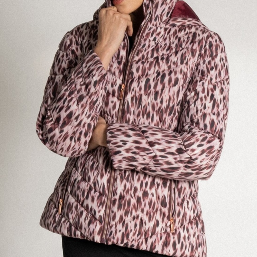 Nicole Miller Hooded Puffer Jacket